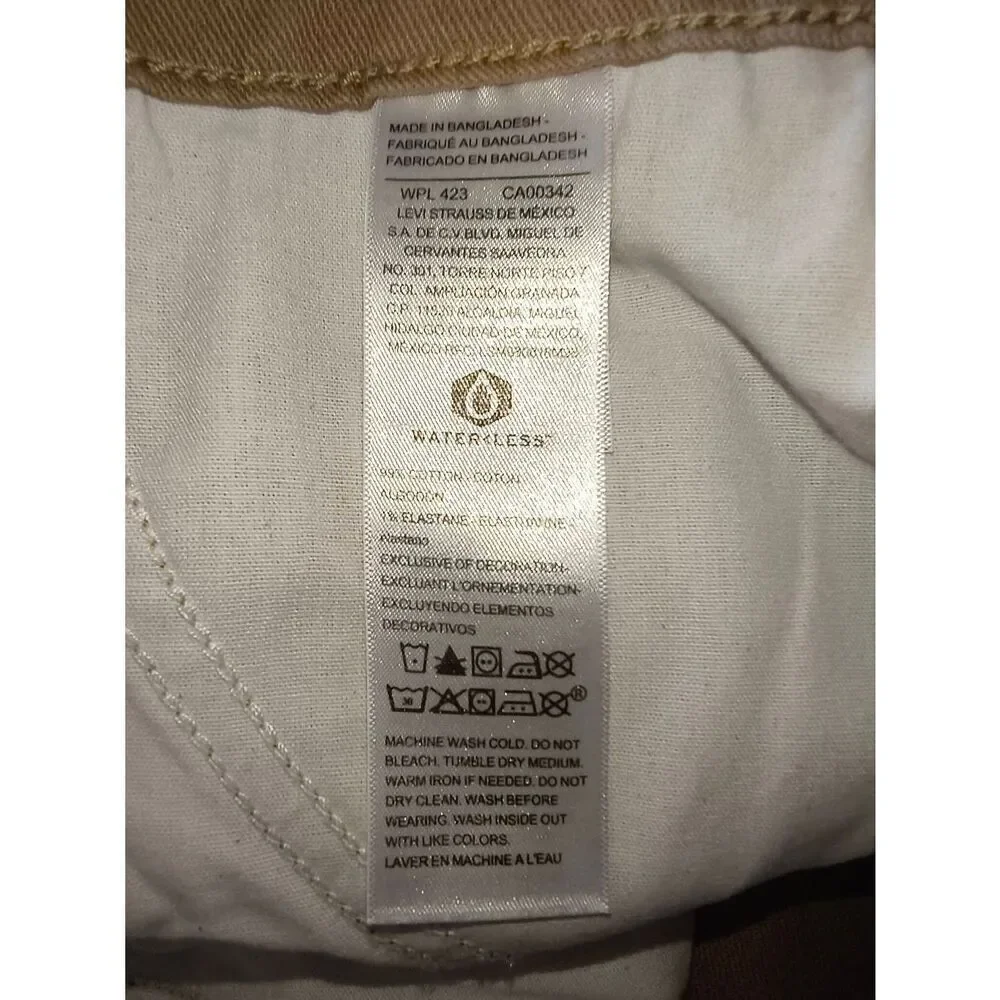 Levi's Levi Strauss Carpenter khaki workwear pants Size 38/30 Signature